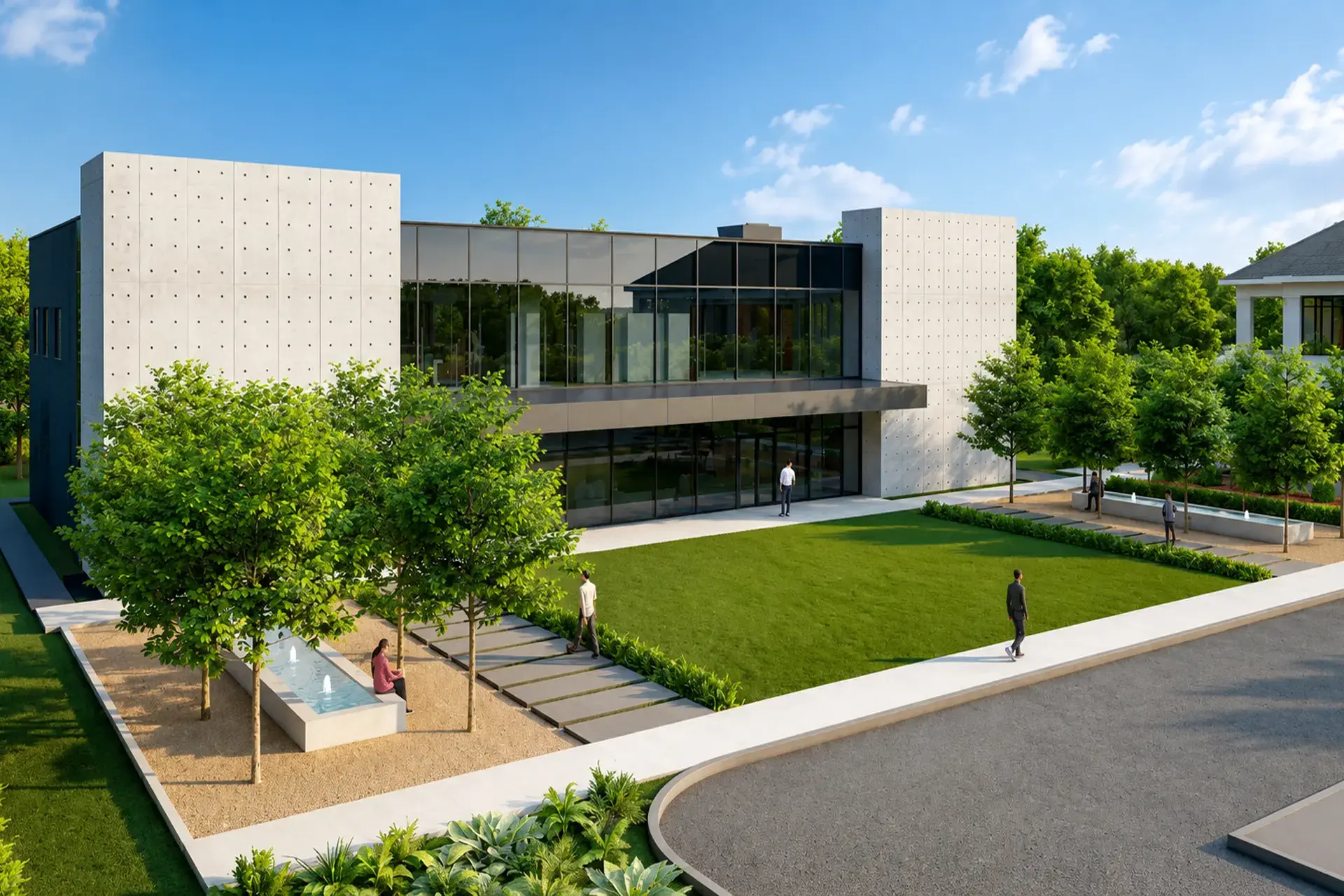 A prototype shows a training facility in the future at Superior Construction’s headquarters in Jacksonville, Fla. Courtesy of Superior Construction