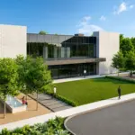 A prototype shows a training facility in the future at Superior Construction’s headquarters in Jacksonville, Fla. Courtesy of Superior Construction