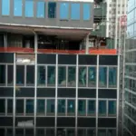 Buckled columns in Manhattan office reserved for residential conversion halted because of concerns over structural integrity of the site building