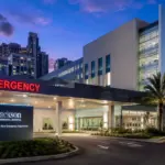 Jackson Memorial Hospital in its first phase of expansion.