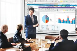 McKinsey meeting discussing the AI incorporation in construction workflows