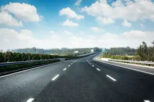 A highway under construction
