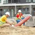 Sewer work being carried out in Long Island, NY