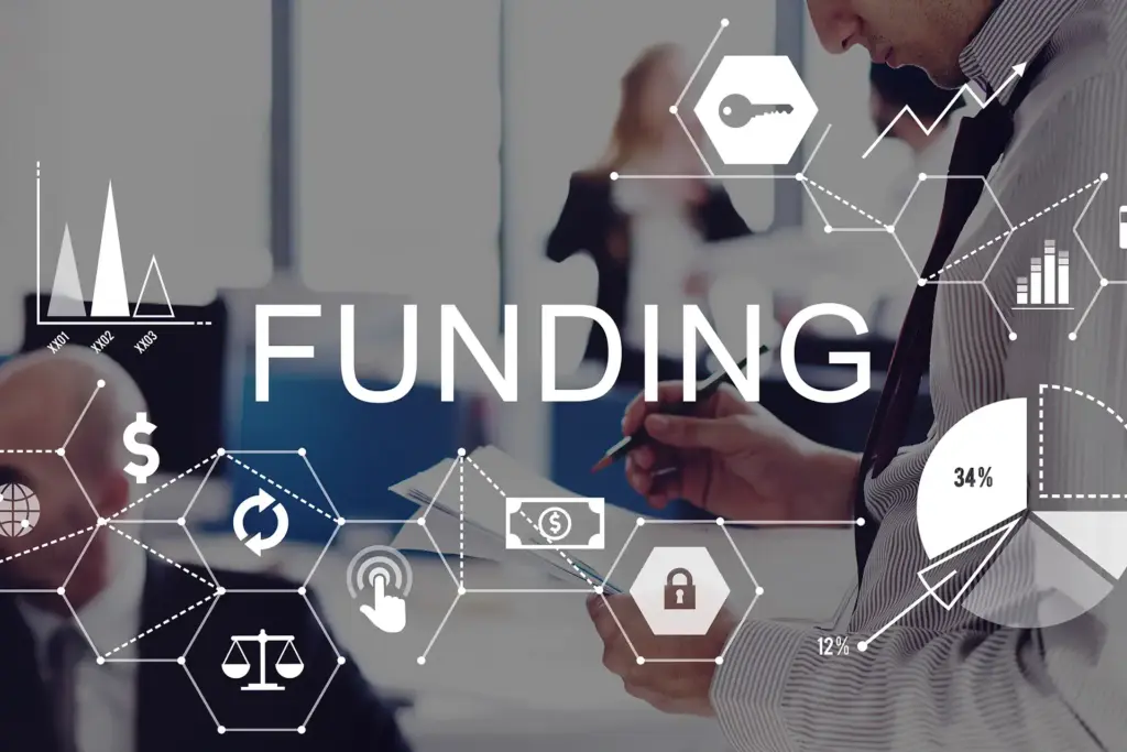 Icons depicting funding concept